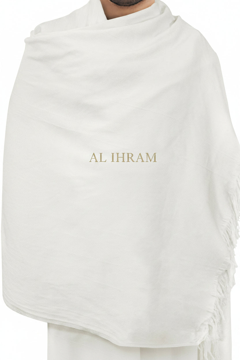 Premium Terry Cotton Ihram 2 Pcs Set 100% Soft Cotton Ahram
